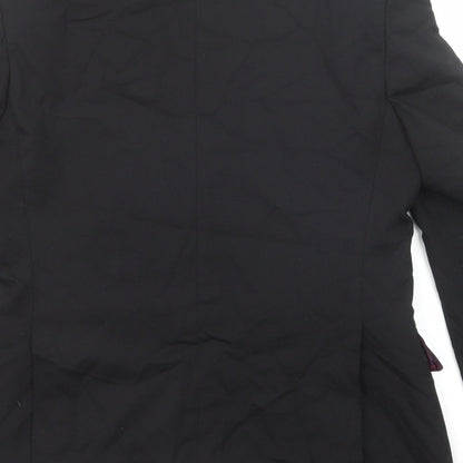 Evolution Mens Black Polyester Jacket Suit Jacket Size 38 Regular