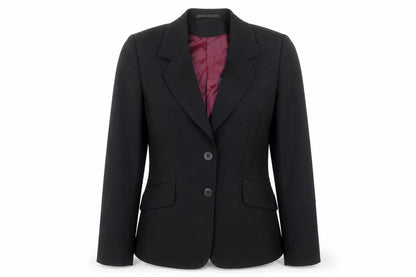 Evolution Womens Black Polyester Jacket Suit Jacket Size 8