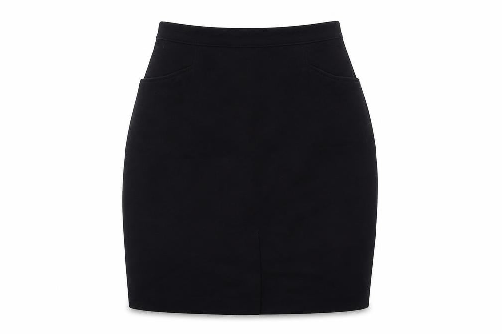 NEXT Womens Blue Polyester A-Line Skirt Size 12 Zip