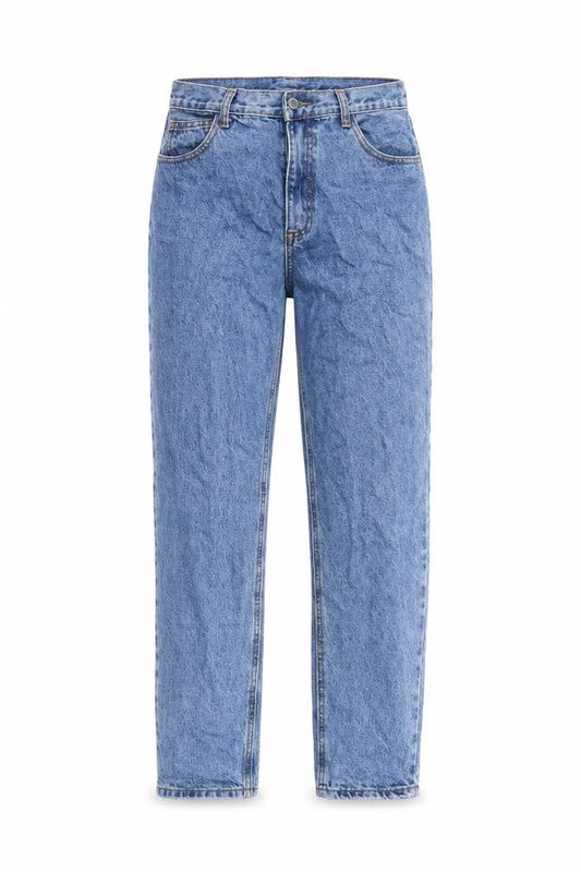 J. Galt Womens Blue Cotton Mom Jeans Size M Regular Zip
