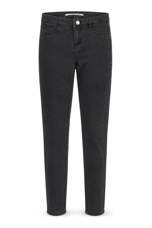 Zara Womens Grey Cotton Skinny Jeans Size 26 in Regular Zip