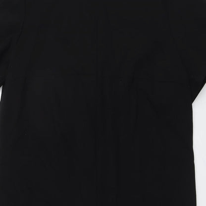Next Womens Black Polyester A-Line Size 10 Roll Neck Zip