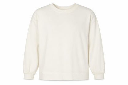 H&M Womens Ivory Polyester Pullover Sweatshirt Size S Pullover