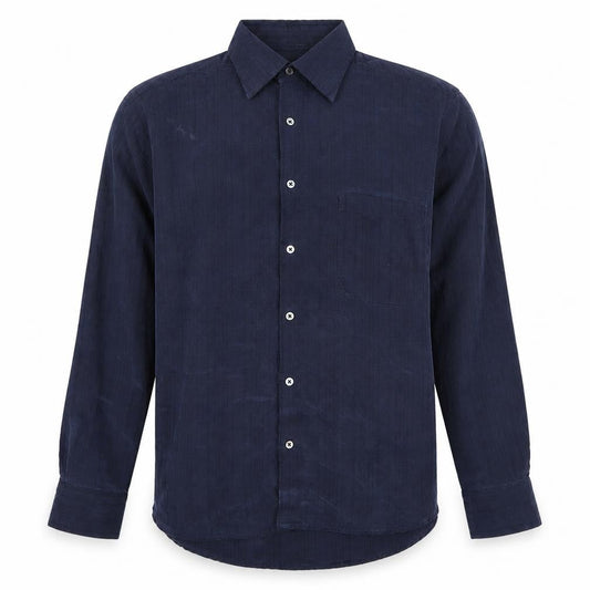 Next Mens Blue Modal Button-Up Size L Collared Button