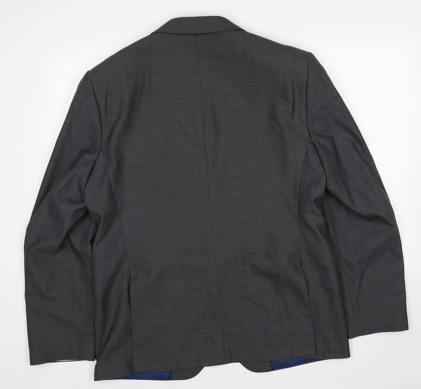 Marks and Spencer Mens Grey Polyester Jacket Suit Jacket Size 42 Regular