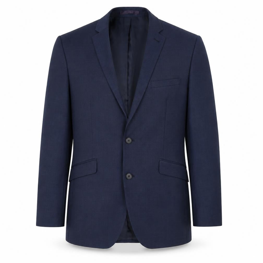 Racing Green Mens Blue Wool Jacket Suit Jacket Size 40 Regular