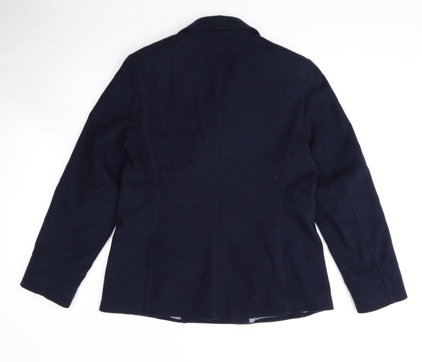 Marks and Spencer Womens Blue Jacket Size 12 Button