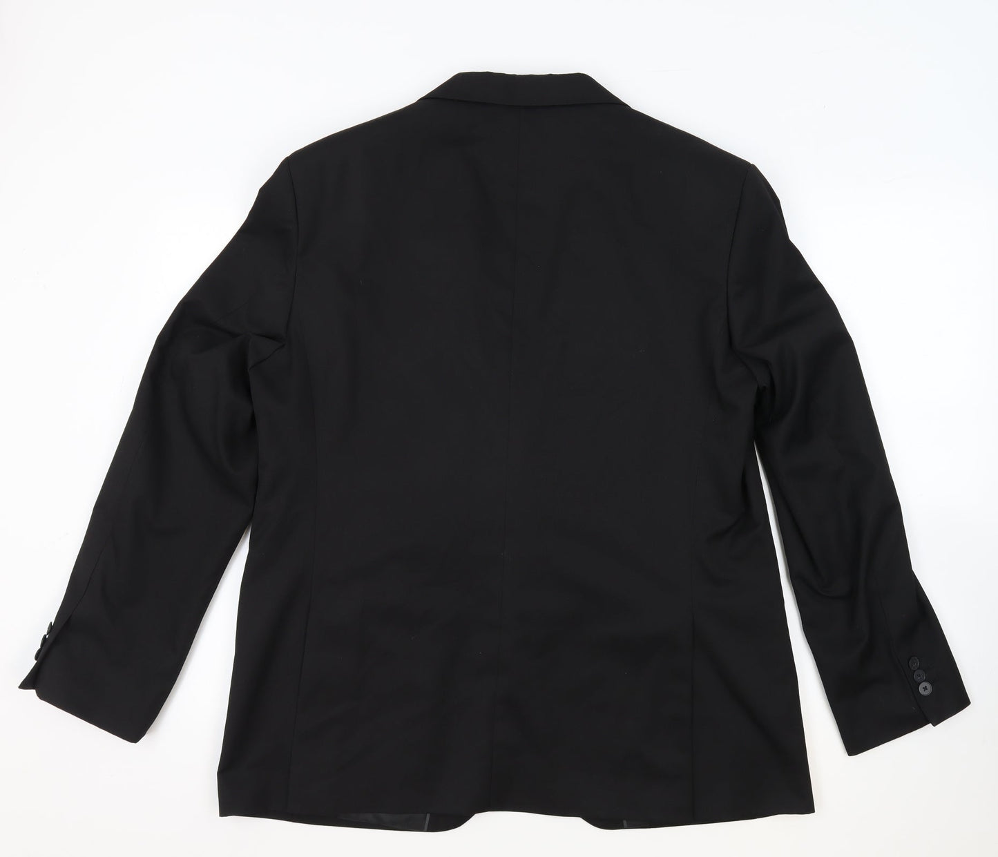 Skopes Mens Black Polyester Jacket Suit Jacket Size 42 Regular