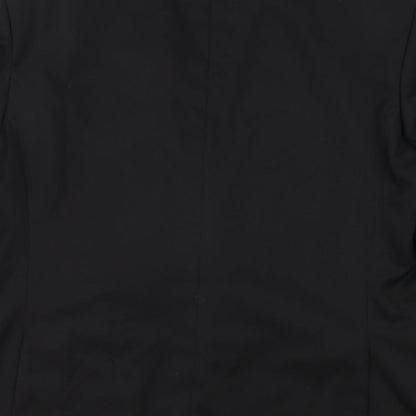 Skopes Mens Black Polyester Jacket Suit Jacket Size 42 Regular