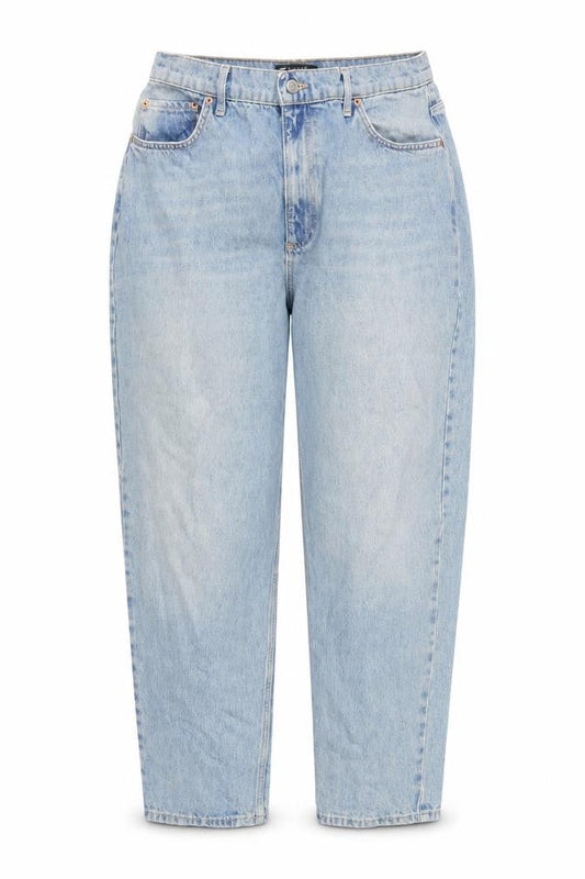 ASOS Womens Blue Cotton Mom Jeans Size 34 in L30 in Regular Zip