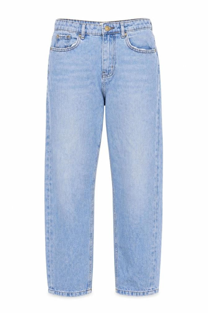 Only Womens Blue Cotton Straight Jeans Size 27 in Regular Zip