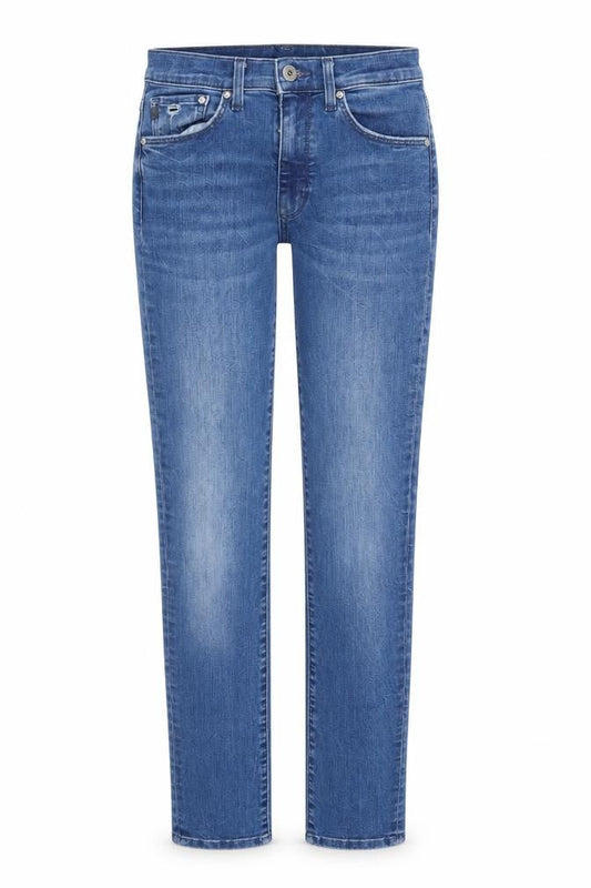 H&M Womens Blue Cotton Skinny Jeans Size 26 in L32 in Slim Zip