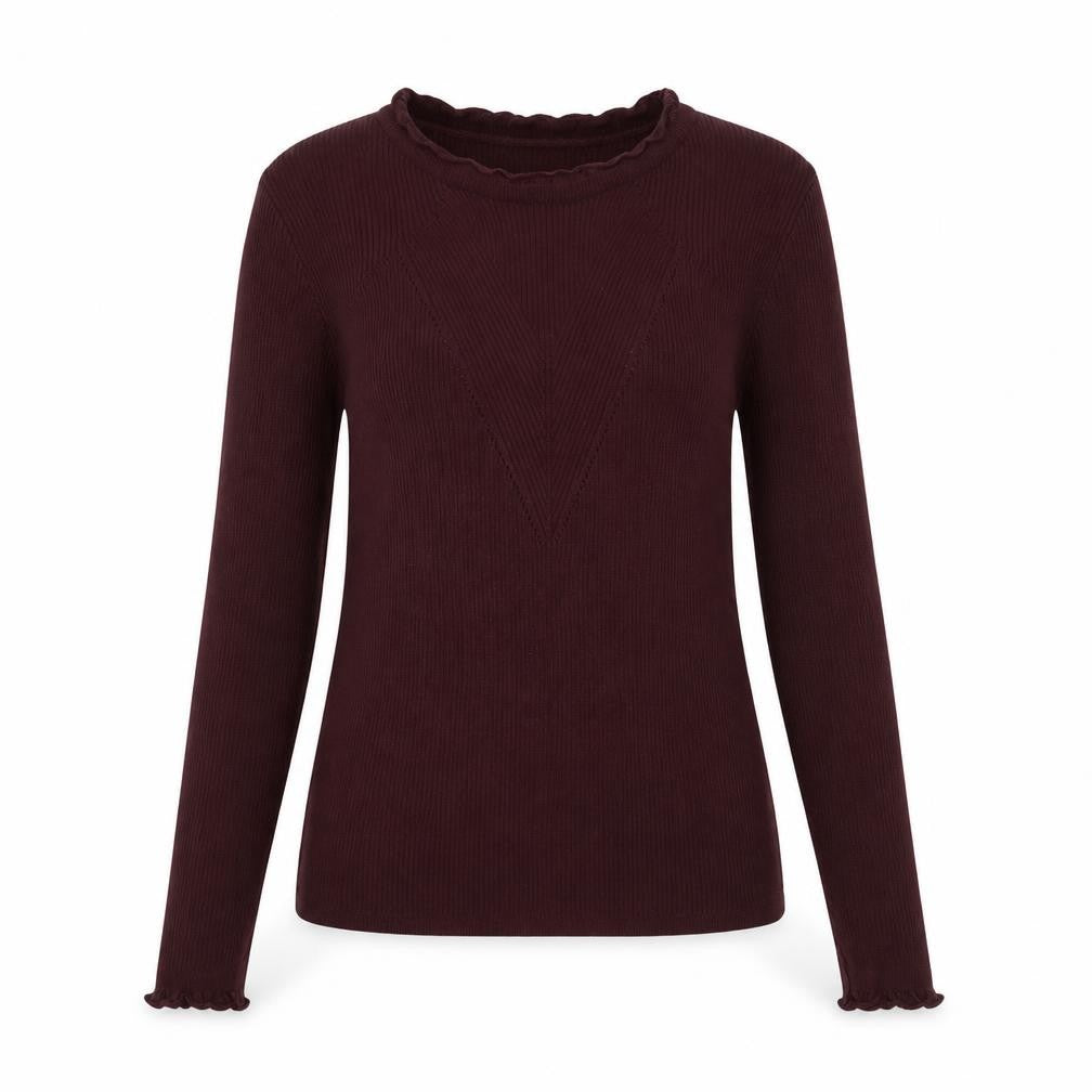 Dorothy Perkins Womens Purple Round Neck Viscose Pullover Jumper Size 12
