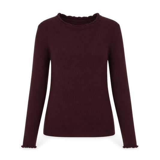 Dorothy Perkins Womens Purple Round Neck Viscose Pullover Jumper Size 12