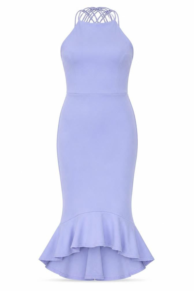 Missguided Womens Purple Polyester Mermaid Size 8 Round Neck Pullover