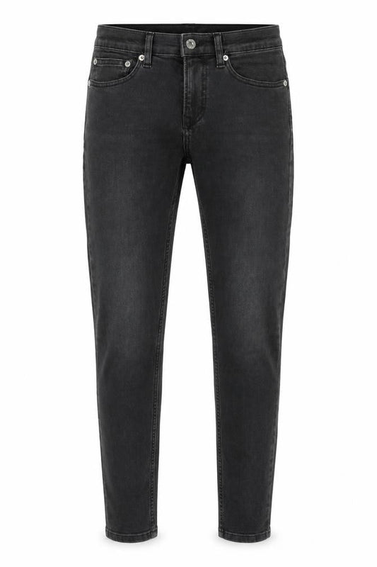 Topman Mens Black Cotton Skinny Jeans Size 30 in Regular Zip