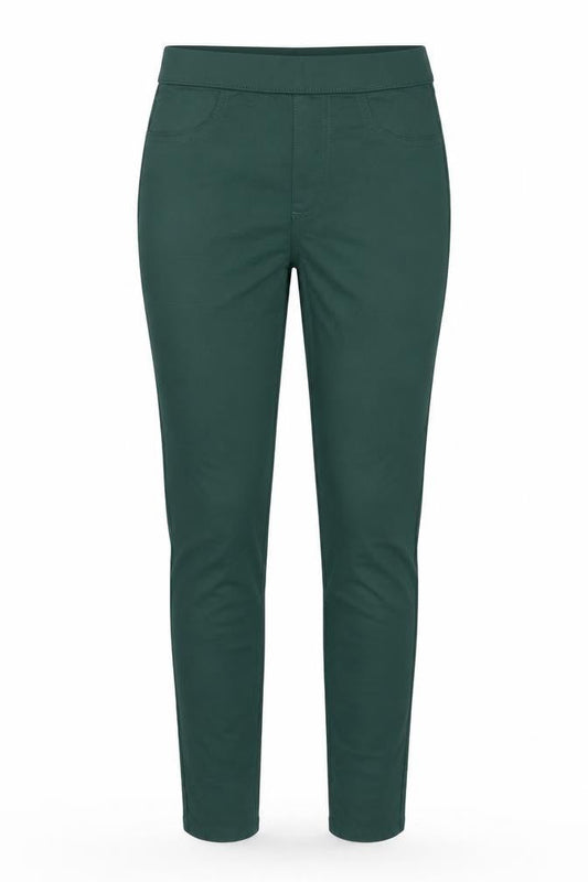 Marks & Spencer Womens Green Cotton Jegging Jeans Size 8 L26 in Regular