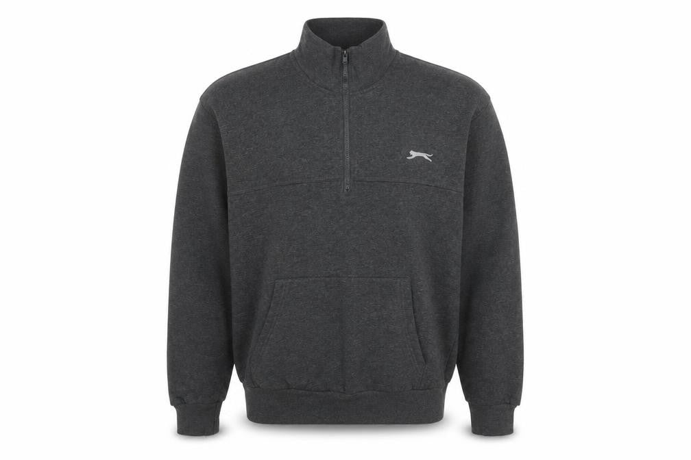 Slazenger Mens Grey Polyester Pullover Sweatshirt Size L