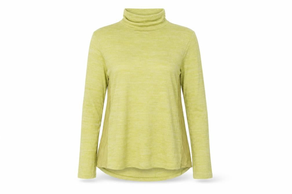 NEXT Womens Yellow High Neck Viscose Pullover Jumper Size 10
