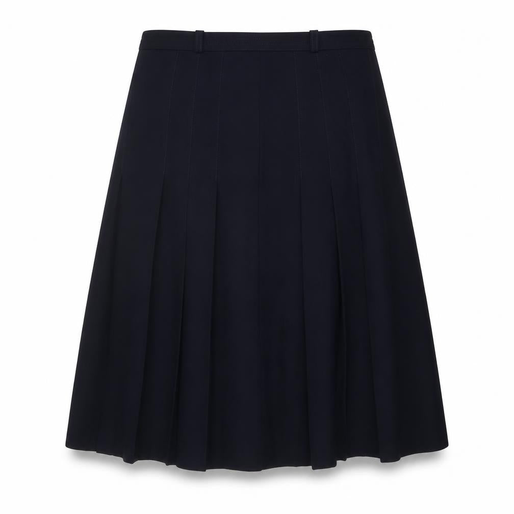 Brendella Womens Blue Polyester Swing Skirt Size 30 in Zip