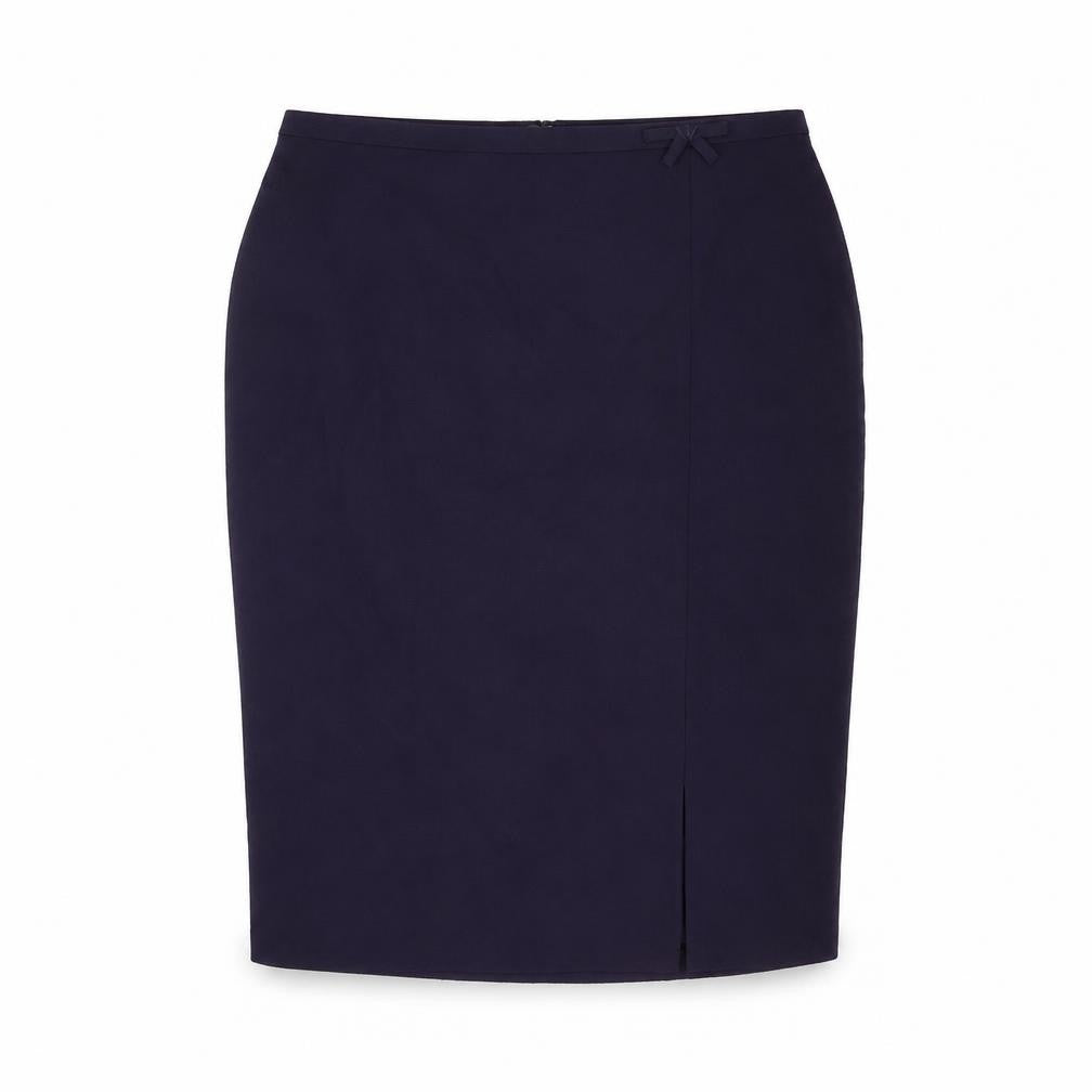 Marks & Spencer Womens Purple Polyester A-Line Skirt Size 10 Zip