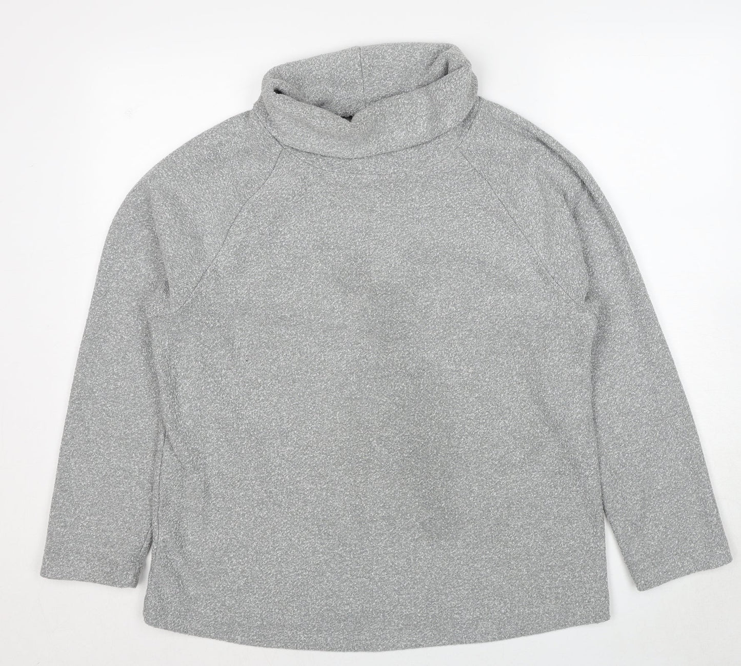 NEXT Womens Grey Roll Neck Polyester Pullover Jumper Size 14