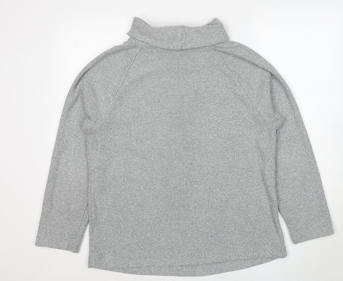 NEXT Womens Grey Roll Neck Polyester Pullover Jumper Size 14