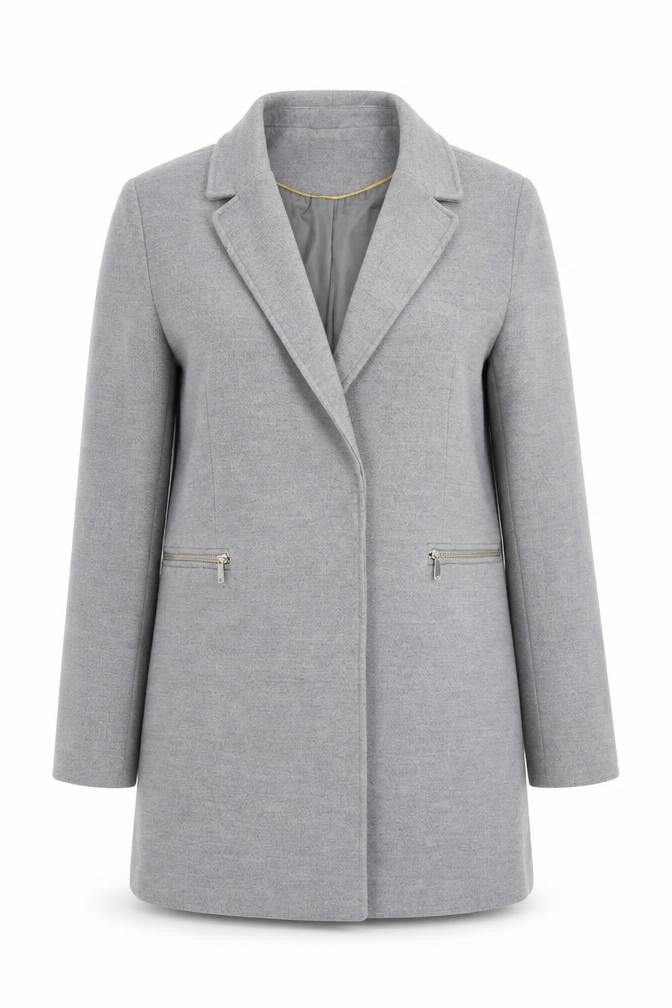 Topshop Womens Grey Jacket Size 12