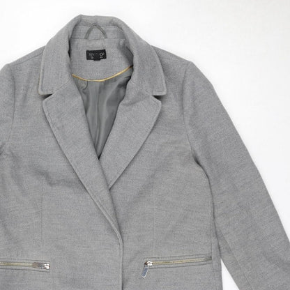 Topshop Womens Grey Jacket Size 12