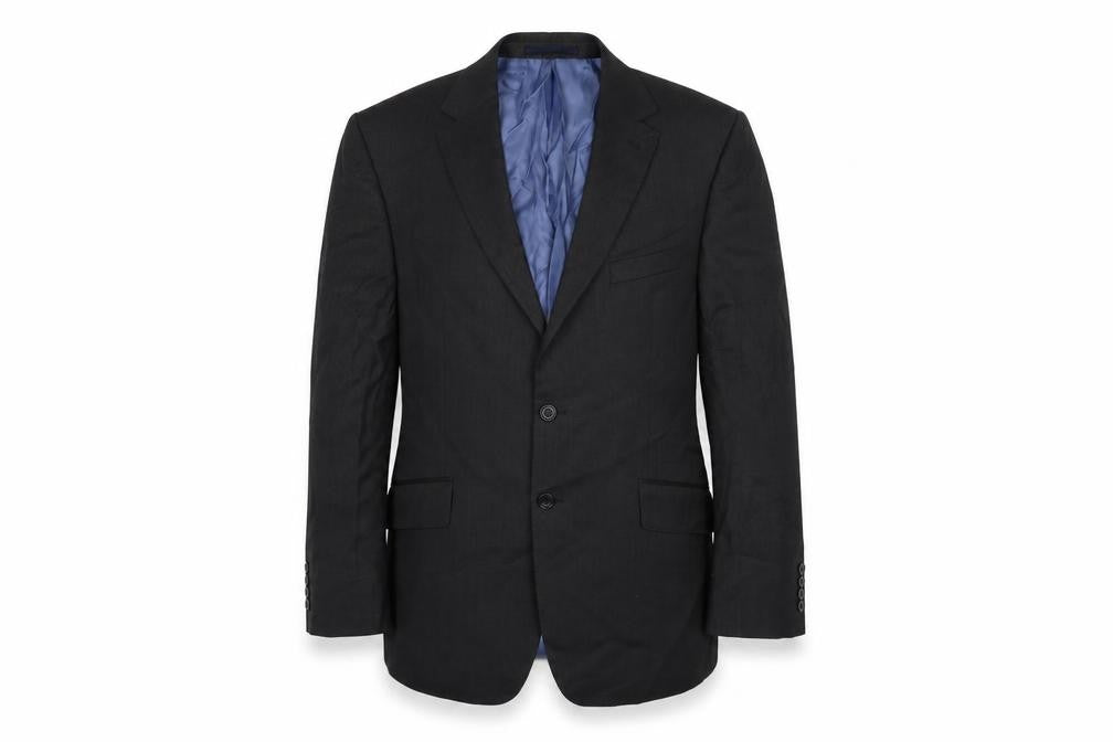 Marks & Spencer Mens Black Wool Jacket Suit Jacket Size 42 Regular