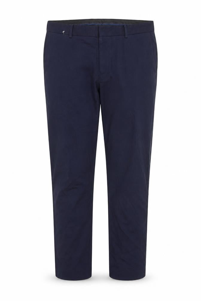 Burton Mens Blue Polyester Chino Trousers Size 36 in Regular Zip