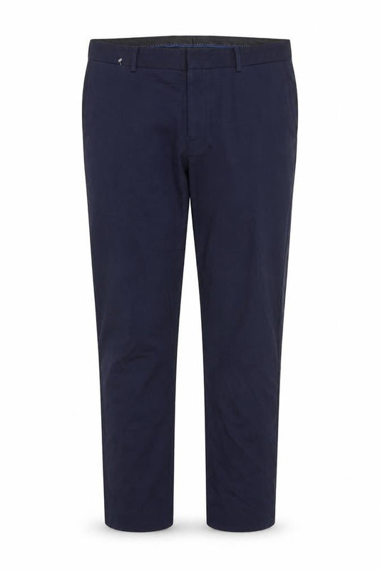Burton Mens Blue Polyester Chino Trousers Size 36 in Regular Zip