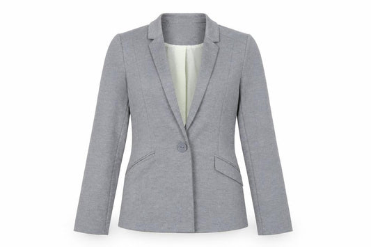 Oasis Womens Grey Geometric Jacket Blazer Size 8 Button