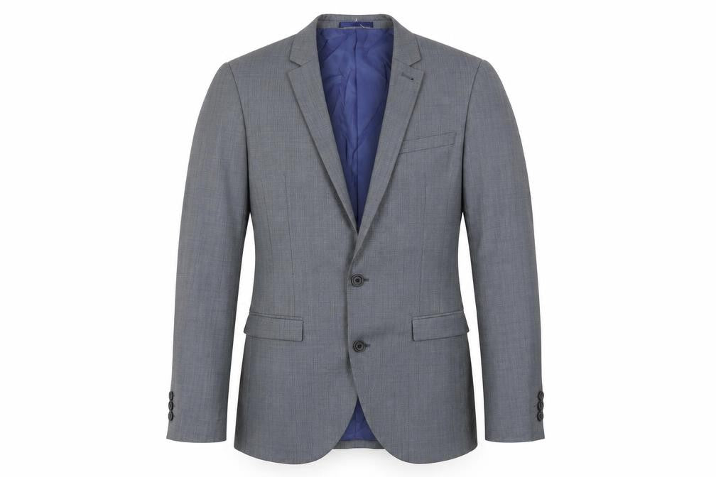 NEXT Mens Grey Wool Jacket Suit Jacket Size 38 Regular