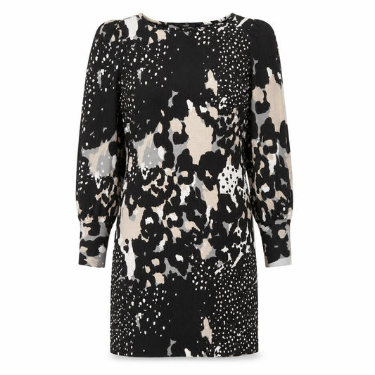 Next Womens Multicoloured Animal Print Polyester Sheath Size 12 Boat Neck Pullover