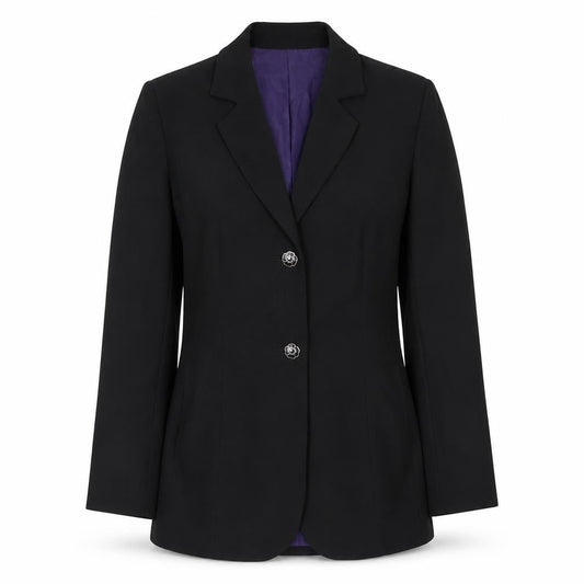 Marks & Spencer Womens Black Polyester Jacket Suit Jacket Size 12