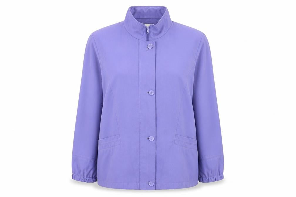 Marks & Spencer Womens Purple Jacket Size 14 Zip