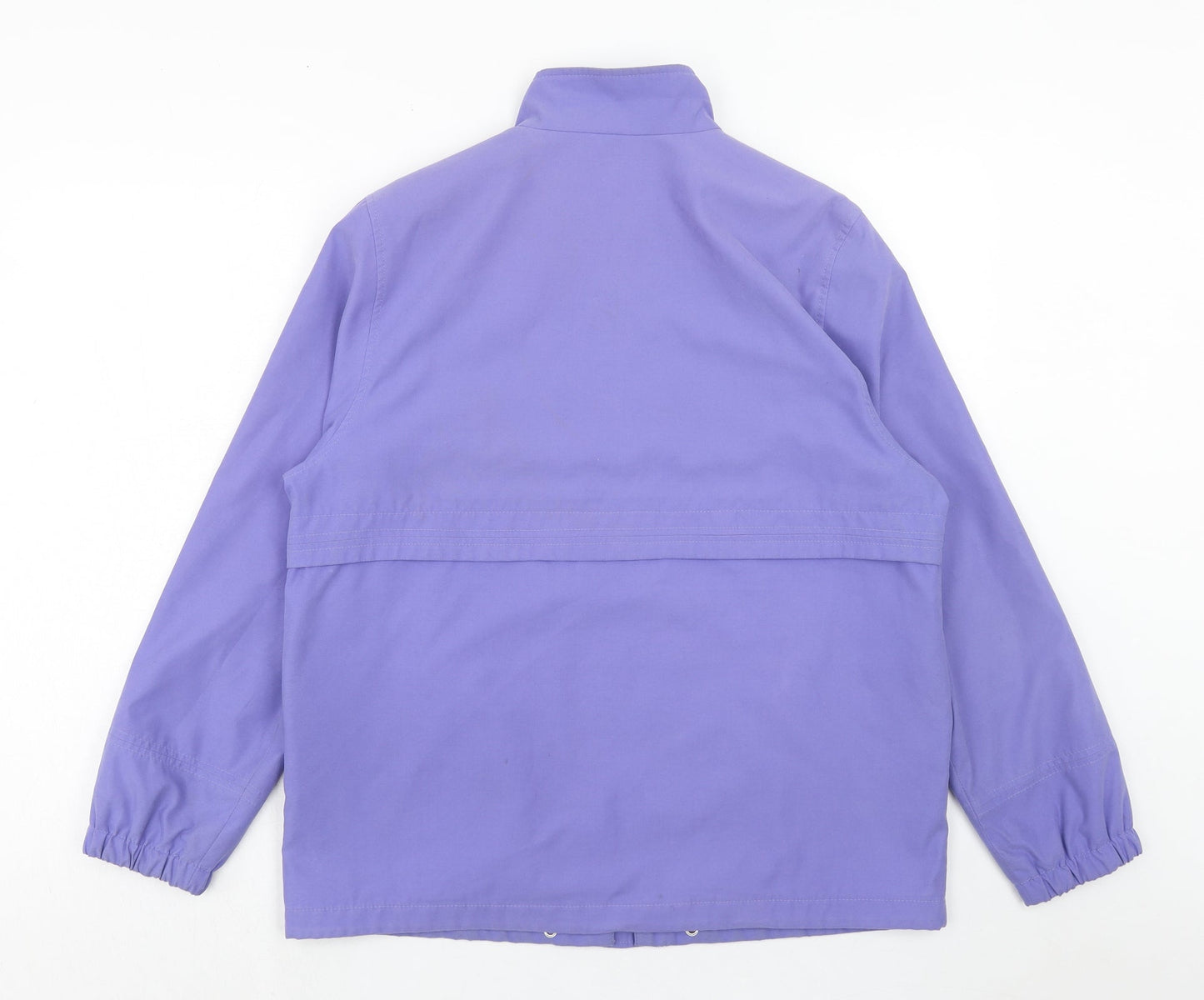 Marks and Spencer Womens Purple Jacket Size 14 Zip
