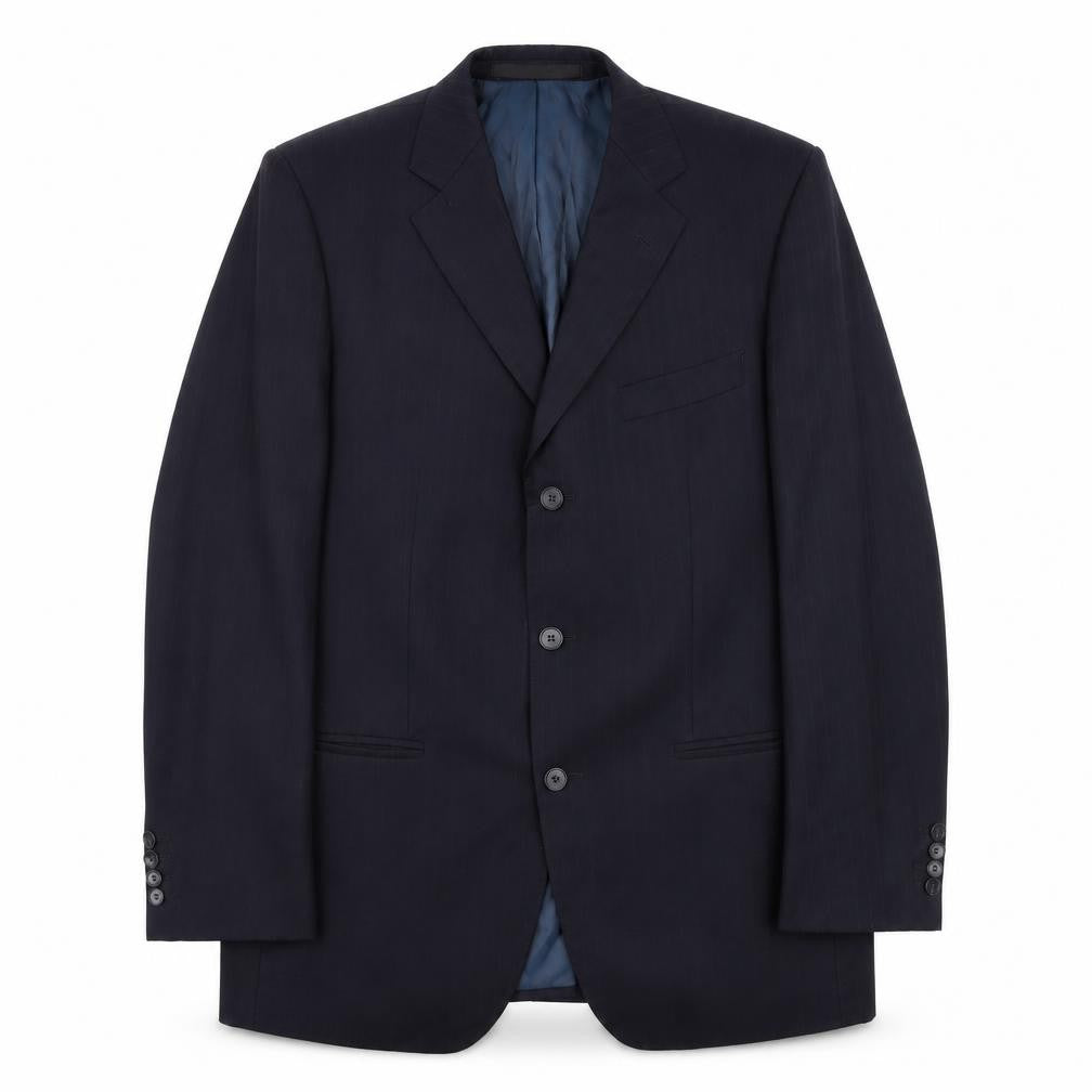 Marks & Spencer Mens Blue Wool Jacket Suit Jacket Size 40 Regular