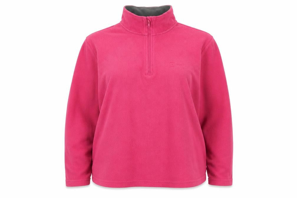 Hi Gear Womens Pink Polyester Pullover Sweatshirt Size 16 Zip