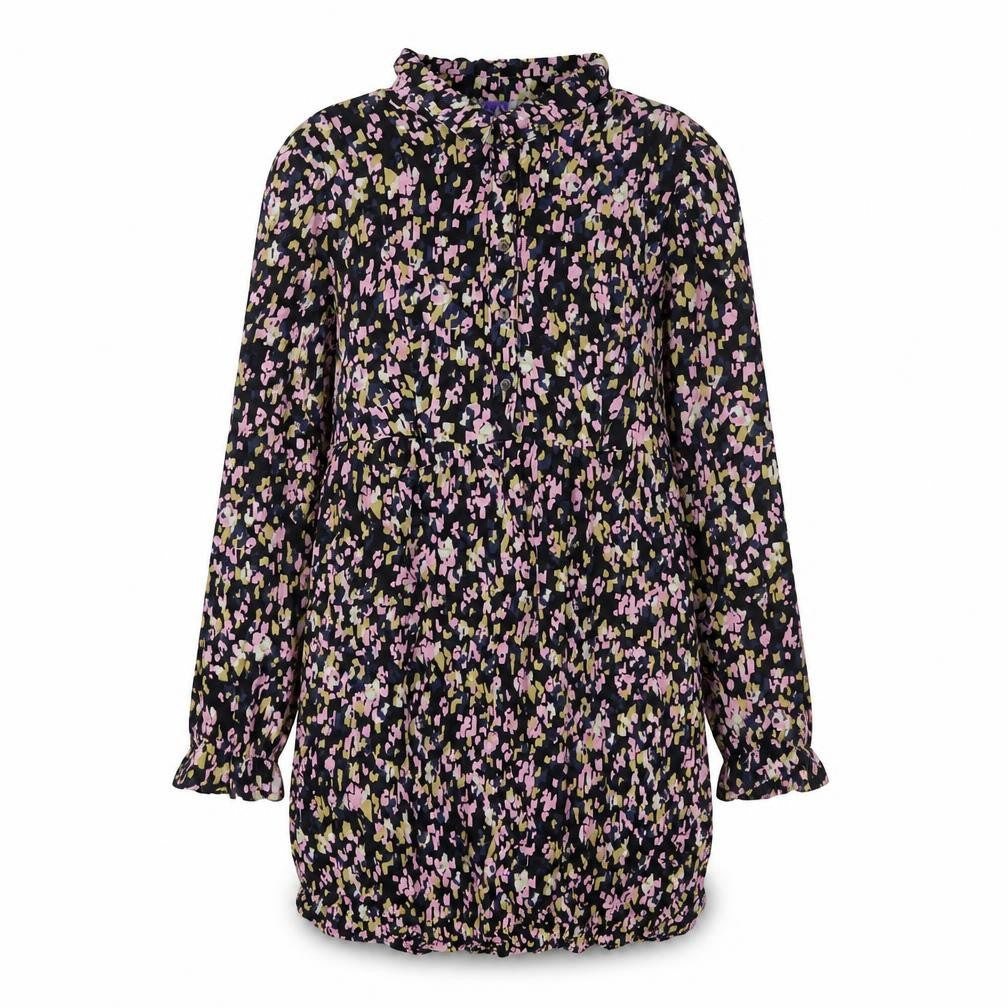 Seraphine Womens Multicoloured Animal Print Viscose Shirt Dress Size 10 Collared Button