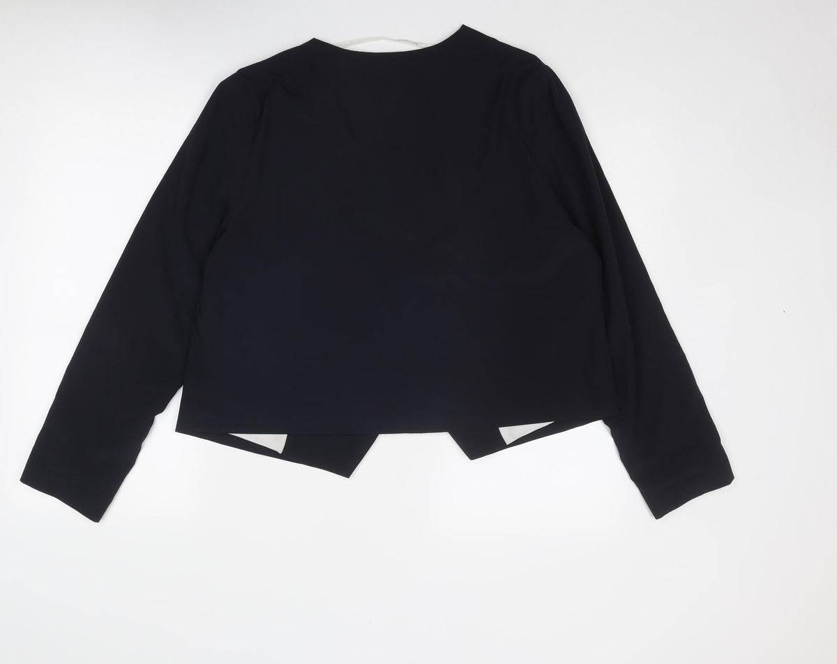 Dorothy Perkins Womens Blue Jacket Blazer Size 14