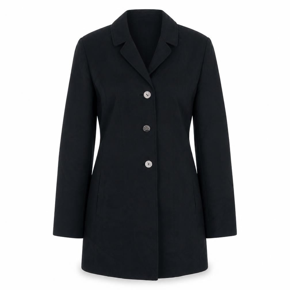 Linea Womens Grey Jacket Blazer Size 10 Button