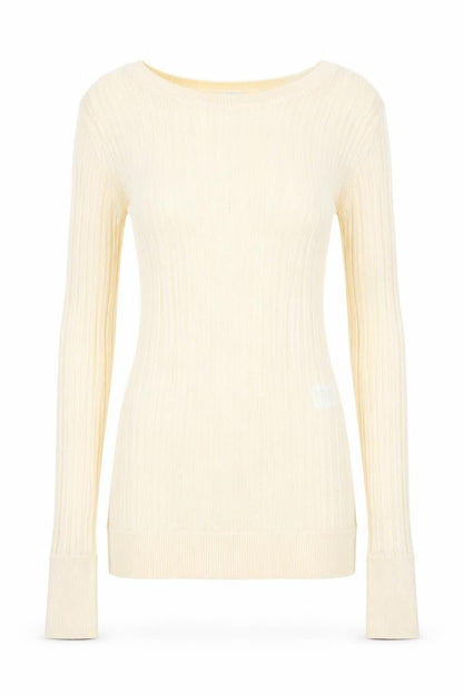 Next Womens Beige Round Neck Viscose Pullover Jumper Size 6