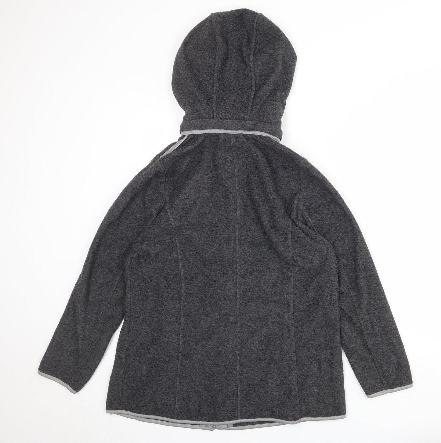 Collection L Womens Grey Jacket Size 16 Zip