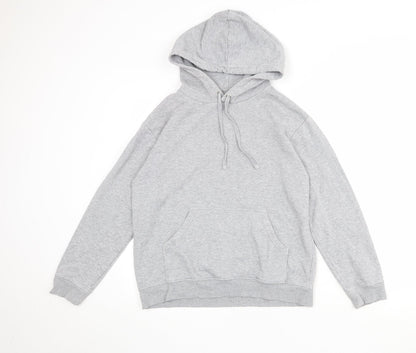 H&M Womens Grey Cotton Pullover Hoodie Size S Pullover