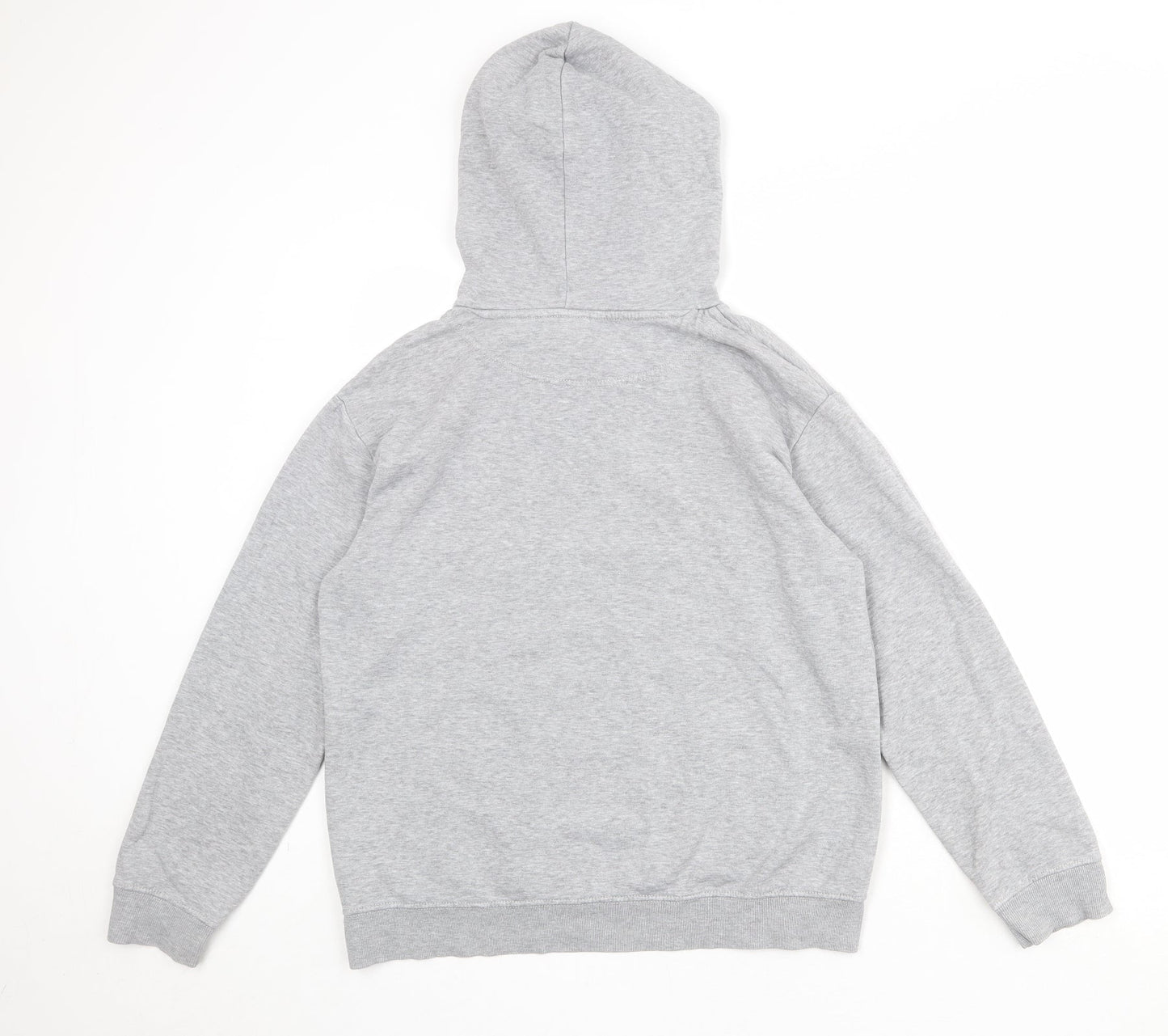 H&M Womens Grey Cotton Pullover Hoodie Size S Pullover