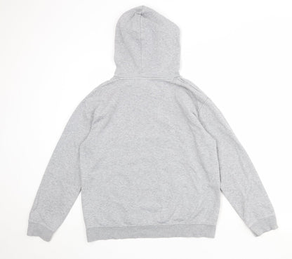 H&M Womens Grey Cotton Pullover Hoodie Size S Pullover
