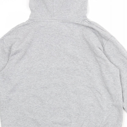 H&M Womens Grey Cotton Pullover Hoodie Size S Pullover