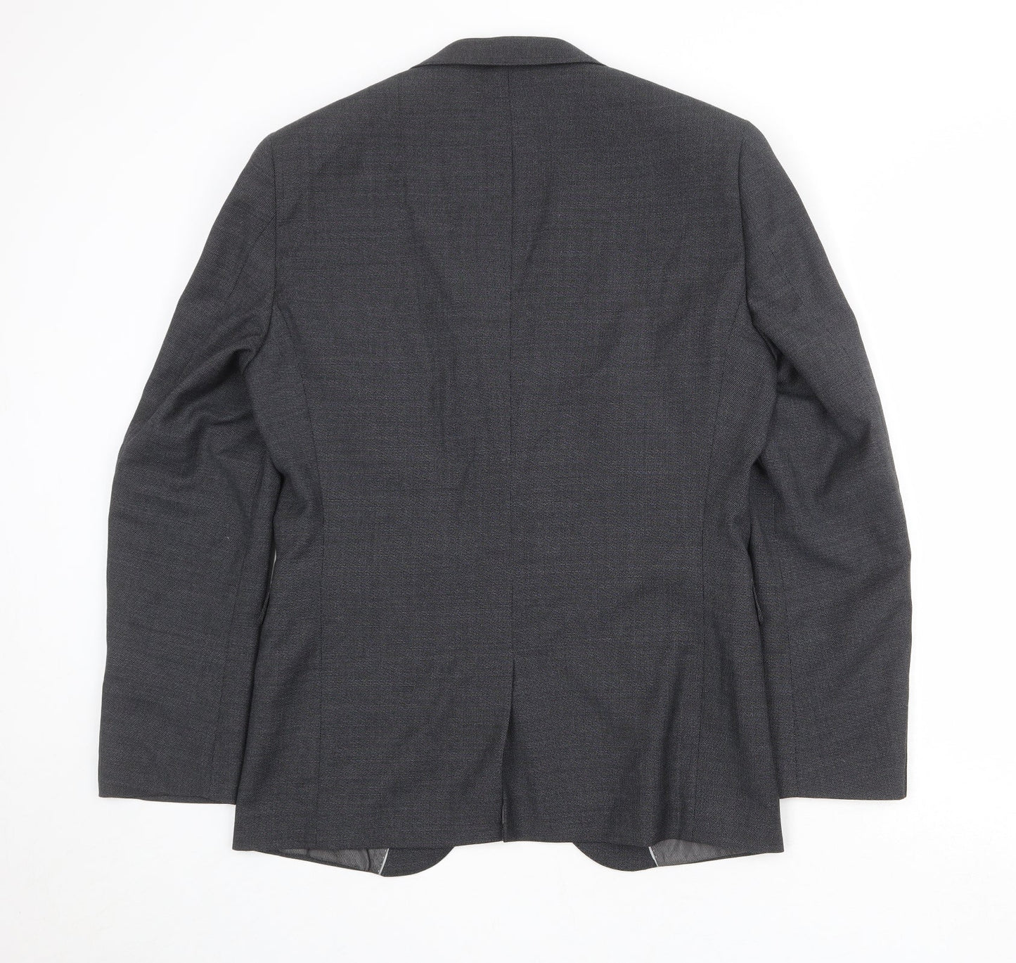 NEXT Mens Grey Wool Jacket Suit Jacket Size 40 Regular
